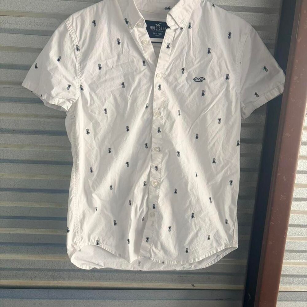 Hollister-co Men's White Shirt
